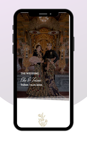 undangan online tema Gold